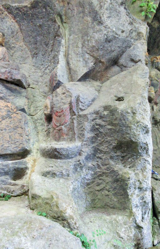 ホキ石仏第１群第３龕の観音菩薩像