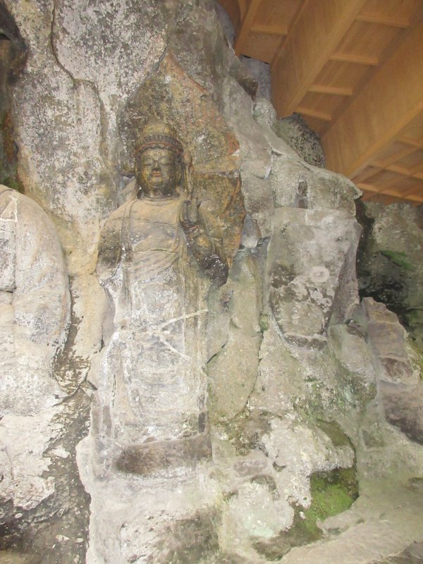 ホキ石仏第１群第１龕の観音菩薩像